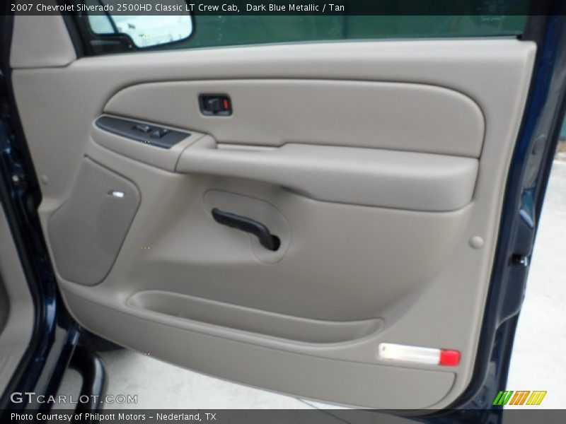 Dark Blue Metallic / Tan 2007 Chevrolet Silverado 2500HD Classic LT Crew Cab