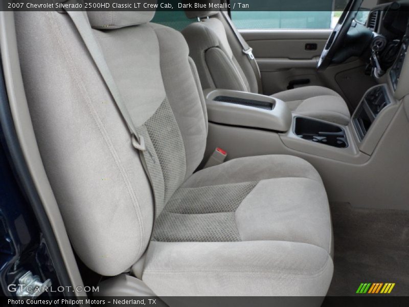 Dark Blue Metallic / Tan 2007 Chevrolet Silverado 2500HD Classic LT Crew Cab