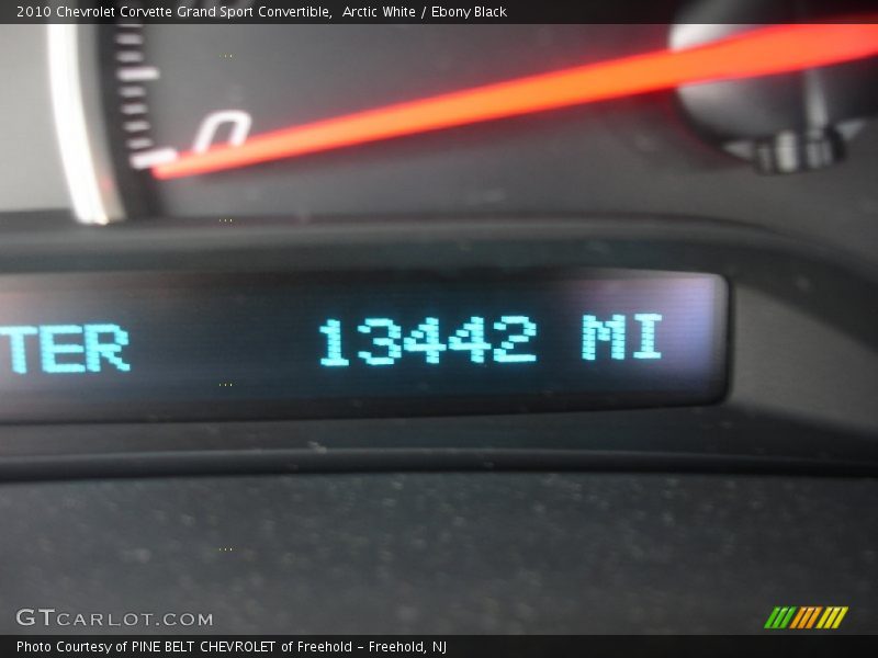 Arctic White / Ebony Black 2010 Chevrolet Corvette Grand Sport Convertible