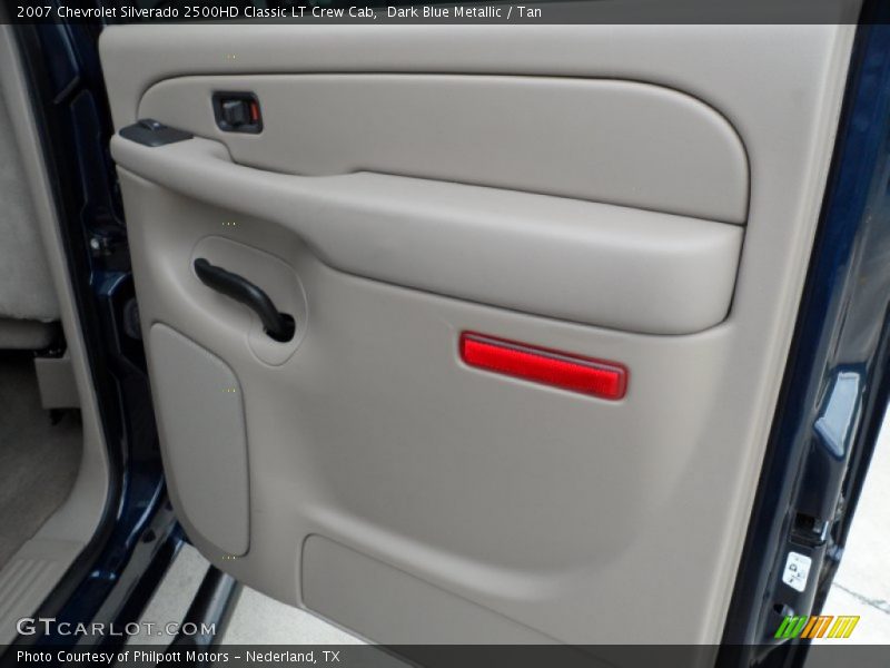 Dark Blue Metallic / Tan 2007 Chevrolet Silverado 2500HD Classic LT Crew Cab