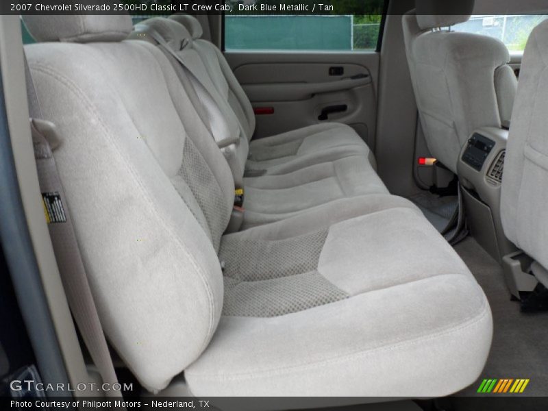 Dark Blue Metallic / Tan 2007 Chevrolet Silverado 2500HD Classic LT Crew Cab