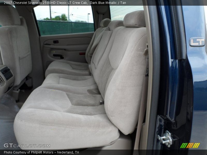 Dark Blue Metallic / Tan 2007 Chevrolet Silverado 2500HD Classic LT Crew Cab