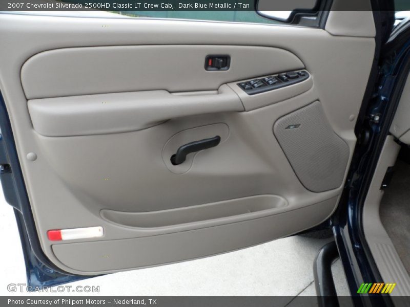 Dark Blue Metallic / Tan 2007 Chevrolet Silverado 2500HD Classic LT Crew Cab