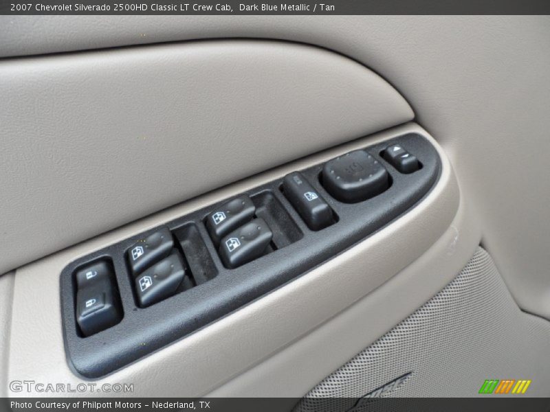 Dark Blue Metallic / Tan 2007 Chevrolet Silverado 2500HD Classic LT Crew Cab
