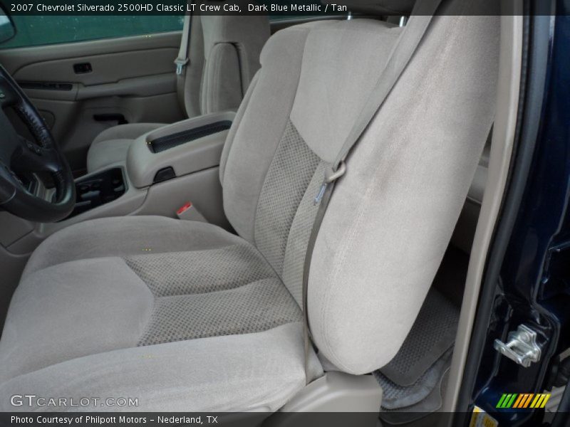 Dark Blue Metallic / Tan 2007 Chevrolet Silverado 2500HD Classic LT Crew Cab