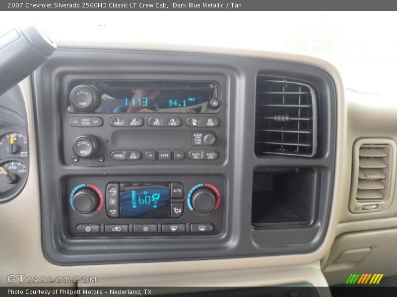Dark Blue Metallic / Tan 2007 Chevrolet Silverado 2500HD Classic LT Crew Cab