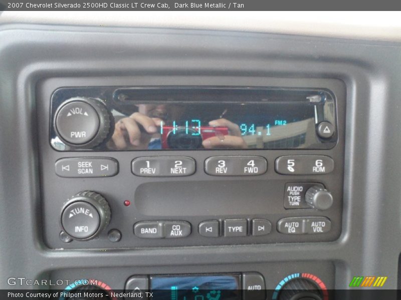 Dark Blue Metallic / Tan 2007 Chevrolet Silverado 2500HD Classic LT Crew Cab