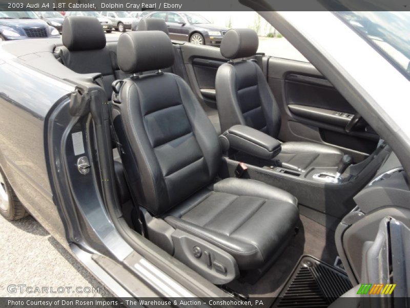  2003 A4 1.8T Cabriolet Ebony Interior