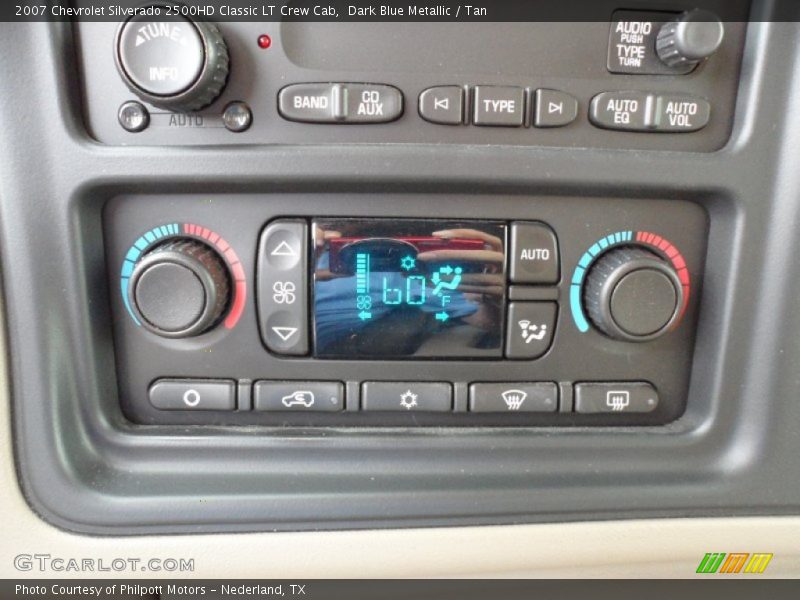 Dark Blue Metallic / Tan 2007 Chevrolet Silverado 2500HD Classic LT Crew Cab