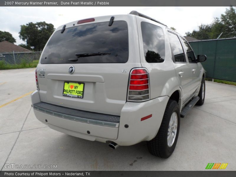 Dune Pearl Metallic / Pebble 2007 Mercury Mariner Premier