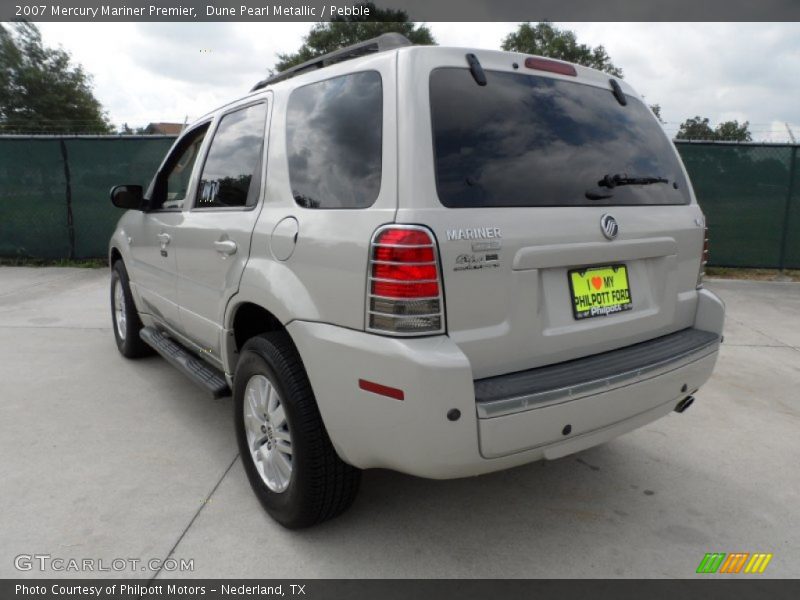 Dune Pearl Metallic / Pebble 2007 Mercury Mariner Premier