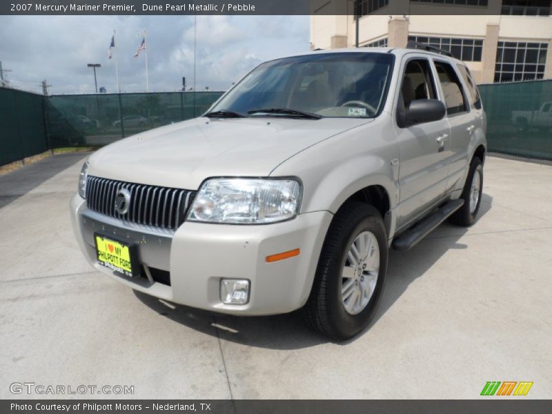 Dune Pearl Metallic / Pebble 2007 Mercury Mariner Premier