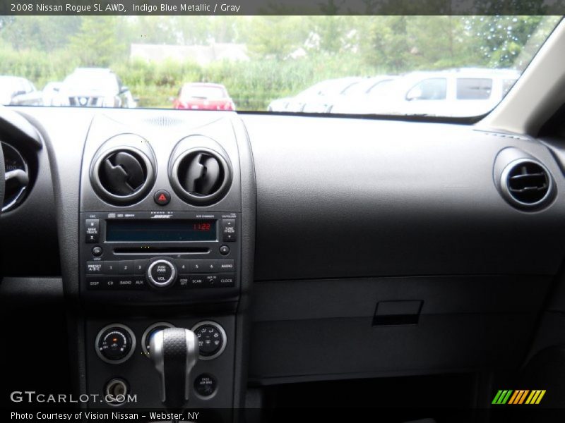 Indigo Blue Metallic / Gray 2008 Nissan Rogue SL AWD
