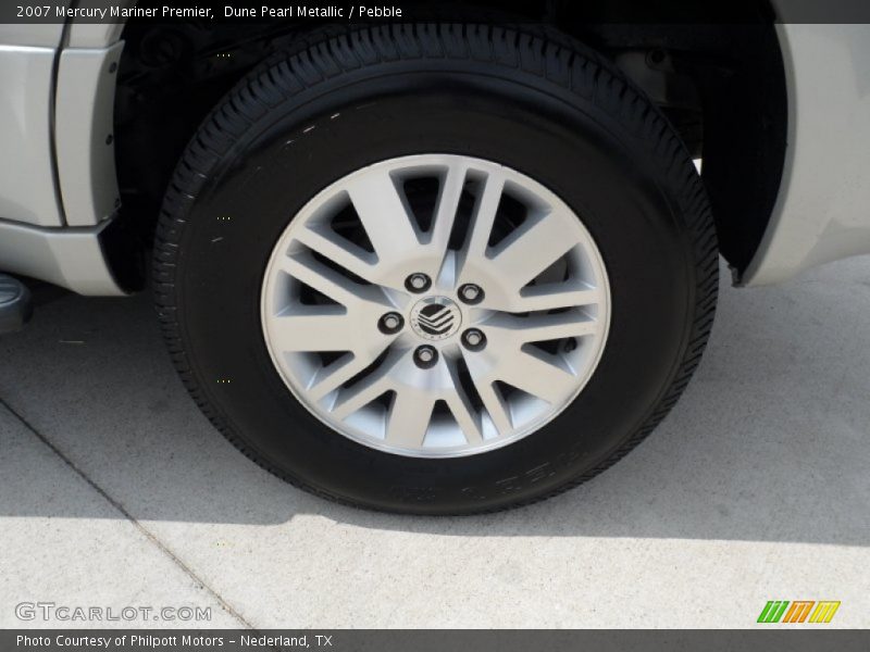 Dune Pearl Metallic / Pebble 2007 Mercury Mariner Premier