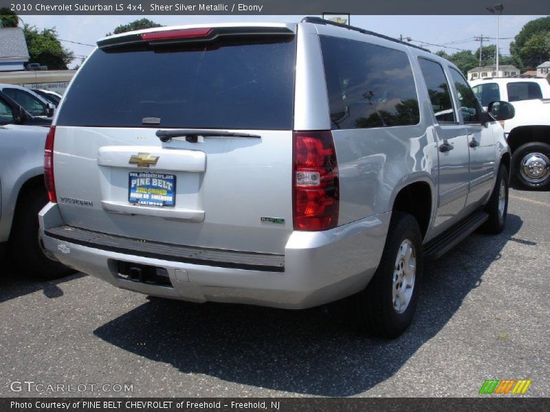 Sheer Silver Metallic / Ebony 2010 Chevrolet Suburban LS 4x4