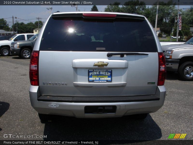Sheer Silver Metallic / Ebony 2010 Chevrolet Suburban LS 4x4