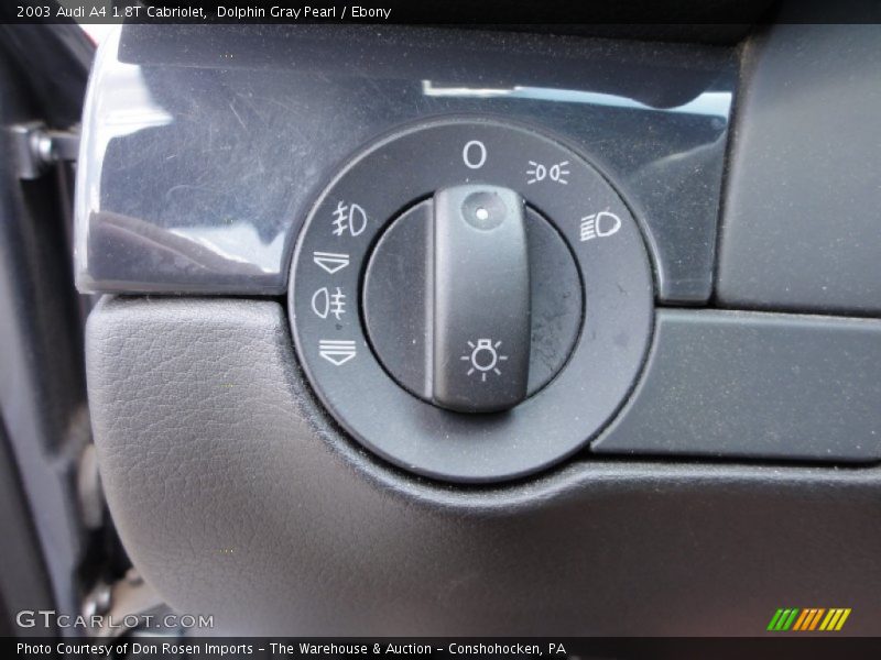 Controls of 2003 A4 1.8T Cabriolet