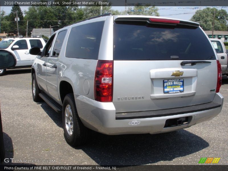 Sheer Silver Metallic / Ebony 2010 Chevrolet Suburban LS 4x4