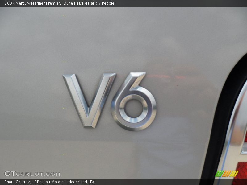 Dune Pearl Metallic / Pebble 2007 Mercury Mariner Premier
