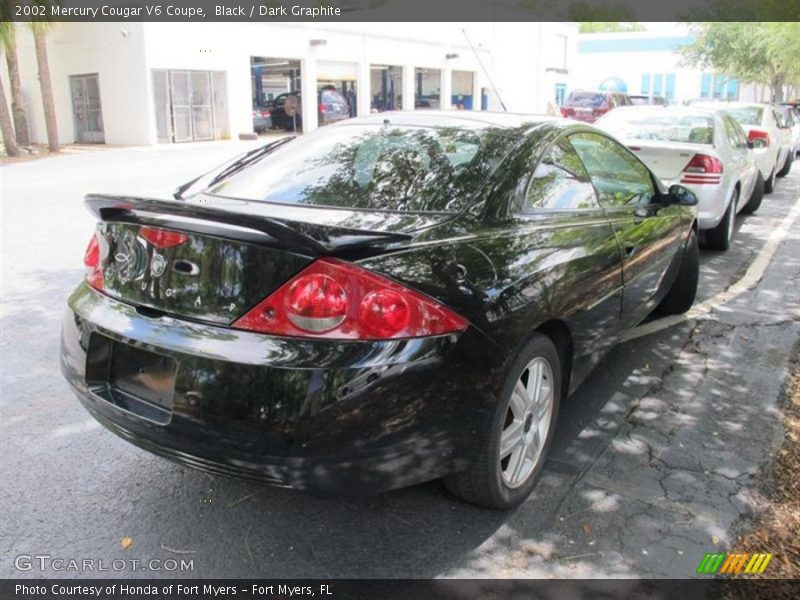 Black / Dark Graphite 2002 Mercury Cougar V6 Coupe