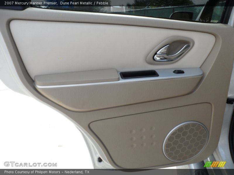 Dune Pearl Metallic / Pebble 2007 Mercury Mariner Premier