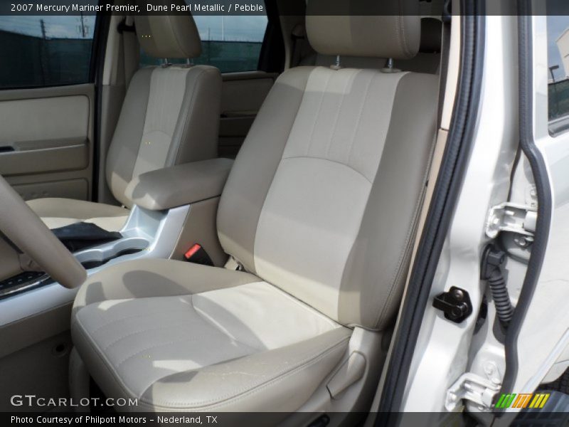 Dune Pearl Metallic / Pebble 2007 Mercury Mariner Premier
