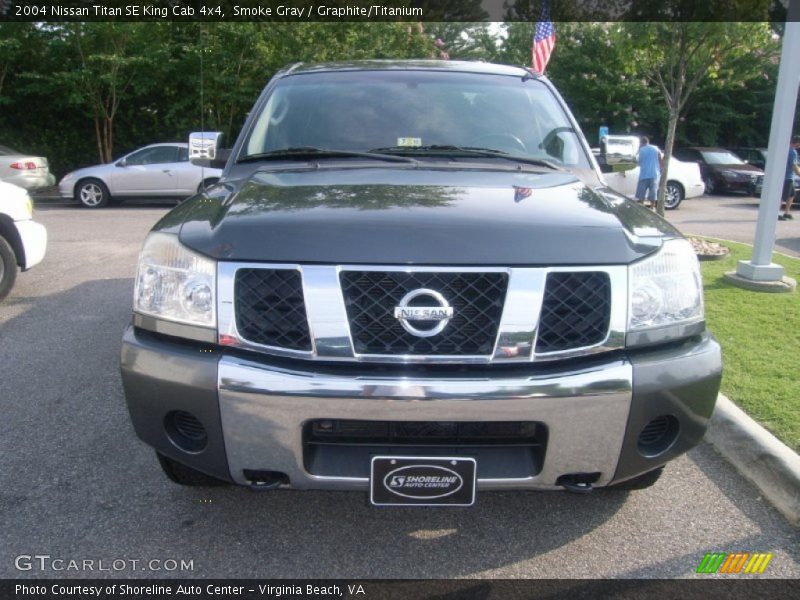 Smoke Gray / Graphite/Titanium 2004 Nissan Titan SE King Cab 4x4