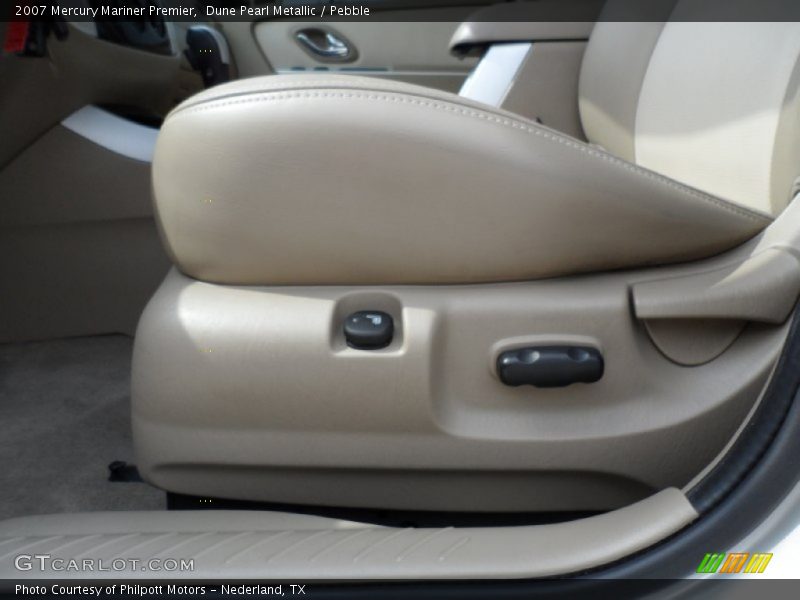 Dune Pearl Metallic / Pebble 2007 Mercury Mariner Premier