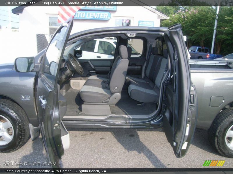 Smoke Gray / Graphite/Titanium 2004 Nissan Titan SE King Cab 4x4