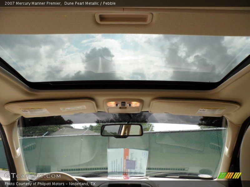 Dune Pearl Metallic / Pebble 2007 Mercury Mariner Premier