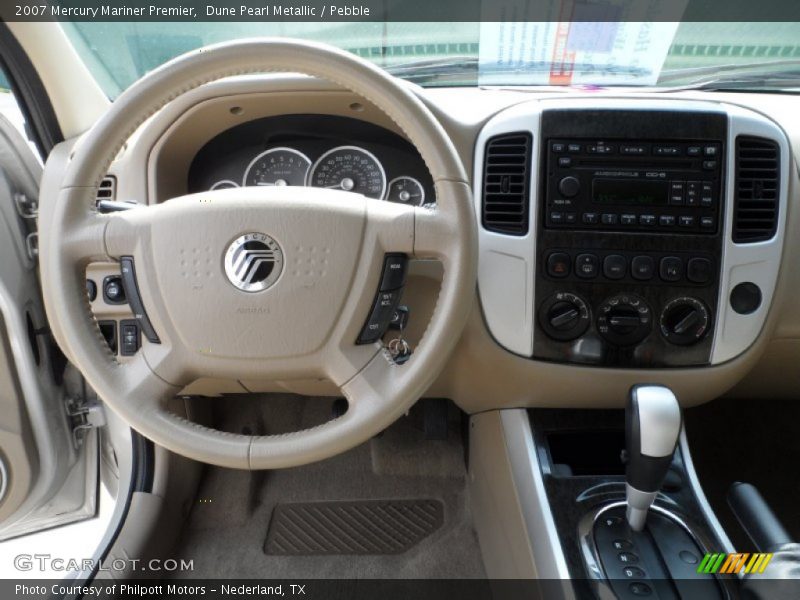 Dune Pearl Metallic / Pebble 2007 Mercury Mariner Premier