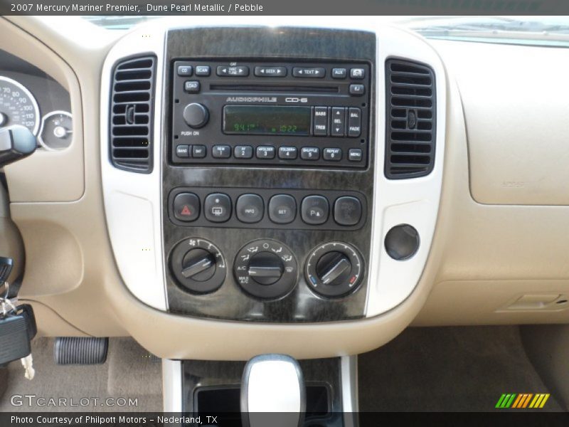 Dune Pearl Metallic / Pebble 2007 Mercury Mariner Premier