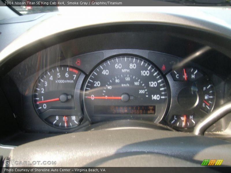 Smoke Gray / Graphite/Titanium 2004 Nissan Titan SE King Cab 4x4