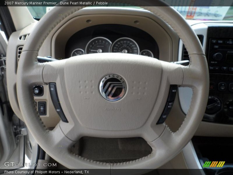 Dune Pearl Metallic / Pebble 2007 Mercury Mariner Premier