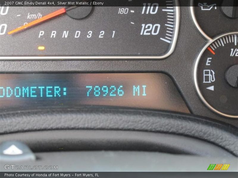 Silver Mist Metallic / Ebony 2007 GMC Envoy Denali 4x4