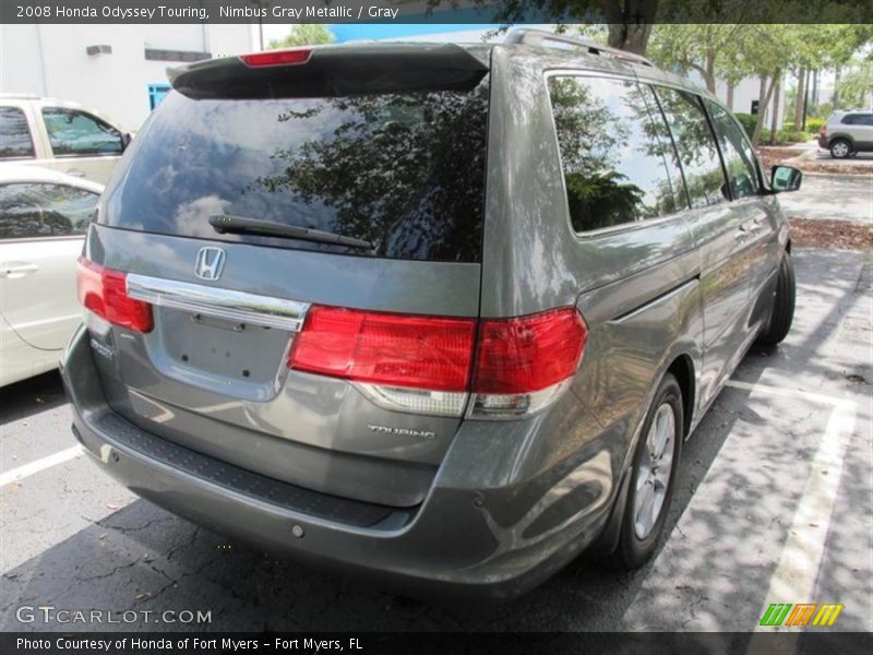 Nimbus Gray Metallic / Gray 2008 Honda Odyssey Touring