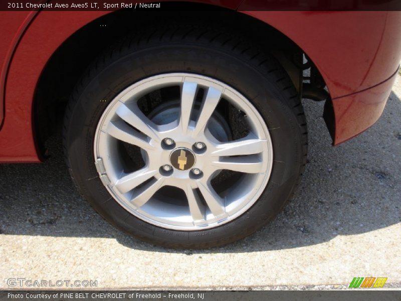 Sport Red / Neutral 2011 Chevrolet Aveo Aveo5 LT