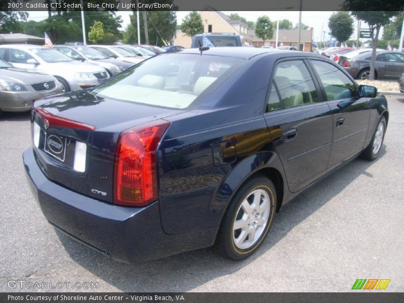 Blue Chip / Light Gray/Ebony 2005 Cadillac CTS Sedan