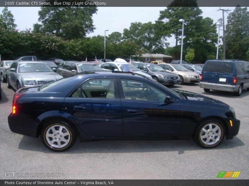 Blue Chip / Light Gray/Ebony 2005 Cadillac CTS Sedan