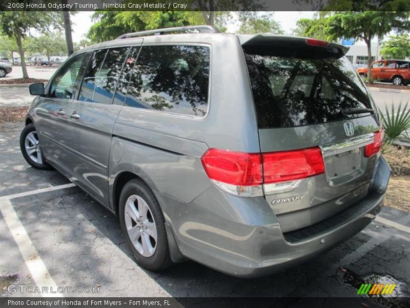 Nimbus Gray Metallic / Gray 2008 Honda Odyssey Touring