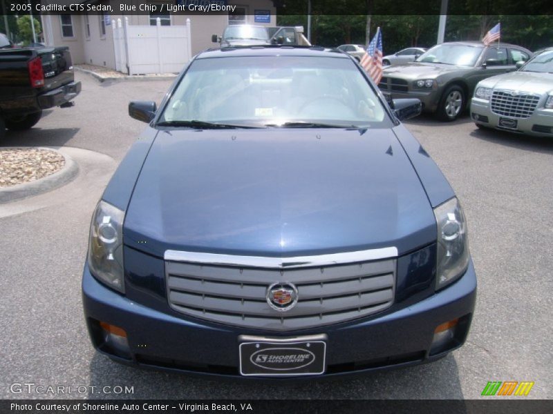 Blue Chip / Light Gray/Ebony 2005 Cadillac CTS Sedan