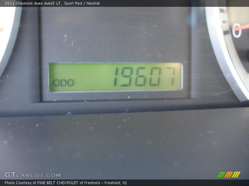 Sport Red / Neutral 2011 Chevrolet Aveo Aveo5 LT