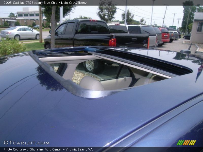 Blue Chip / Light Gray/Ebony 2005 Cadillac CTS Sedan