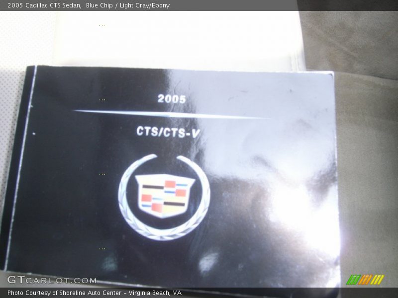 Blue Chip / Light Gray/Ebony 2005 Cadillac CTS Sedan