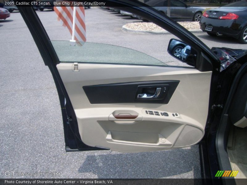 Blue Chip / Light Gray/Ebony 2005 Cadillac CTS Sedan