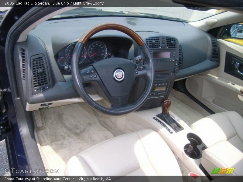 Blue Chip / Light Gray/Ebony 2005 Cadillac CTS Sedan
