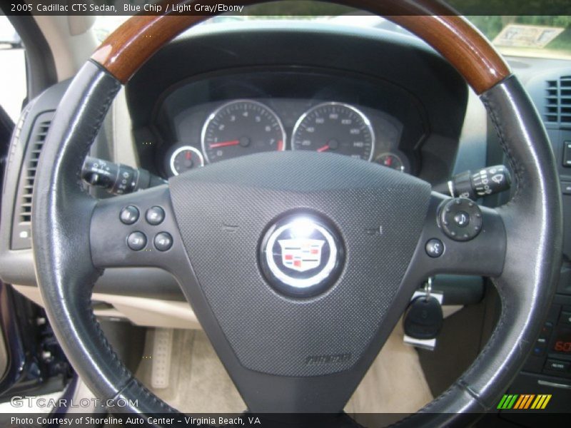 Blue Chip / Light Gray/Ebony 2005 Cadillac CTS Sedan