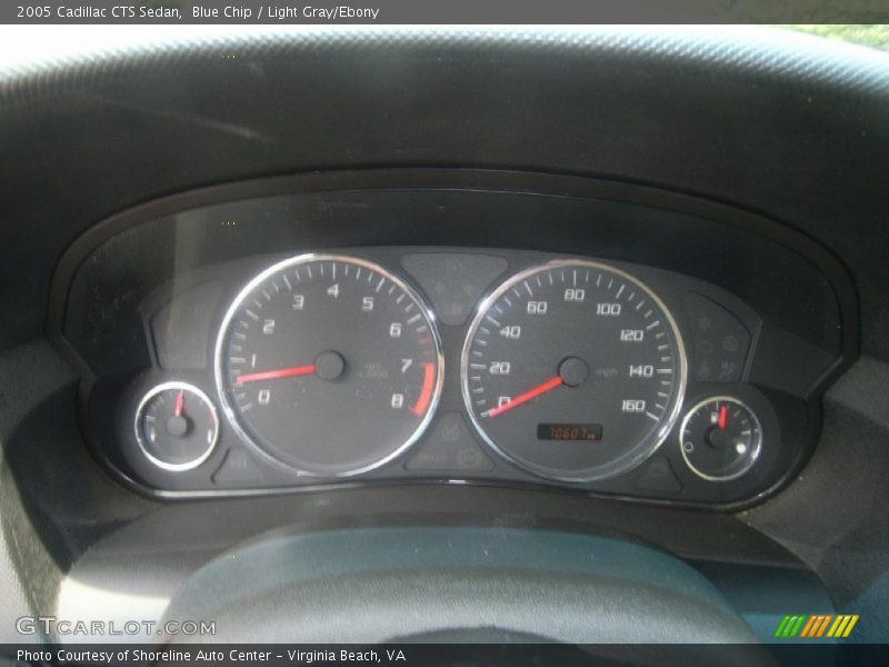Blue Chip / Light Gray/Ebony 2005 Cadillac CTS Sedan