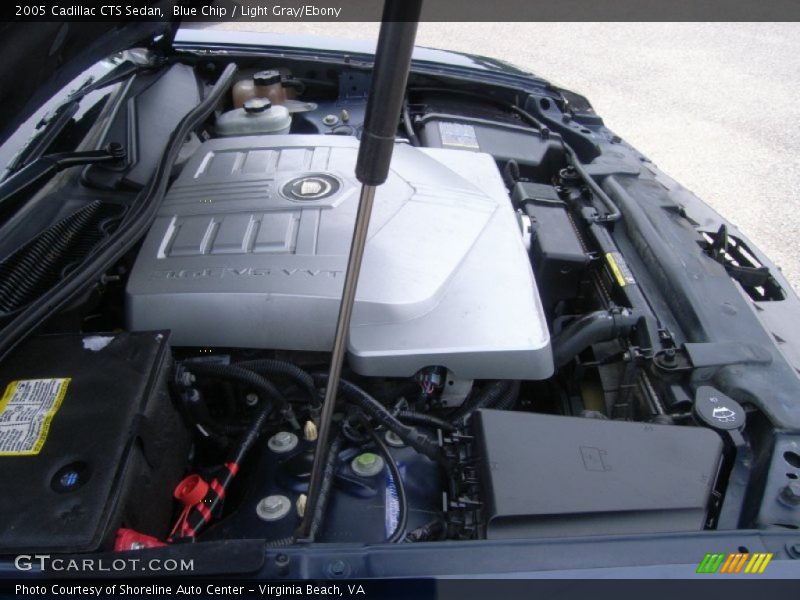 Blue Chip / Light Gray/Ebony 2005 Cadillac CTS Sedan