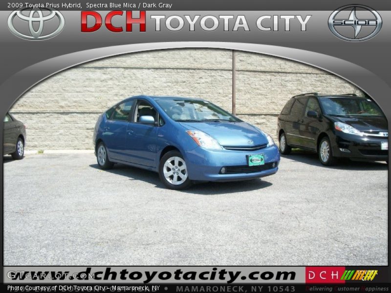 Spectra Blue Mica / Dark Gray 2009 Toyota Prius Hybrid